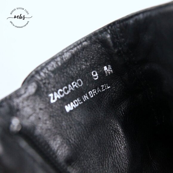 Donald J. Pliner Zaccaro Ankle Leather Boots Black Men 9 - Picture 13 of 14